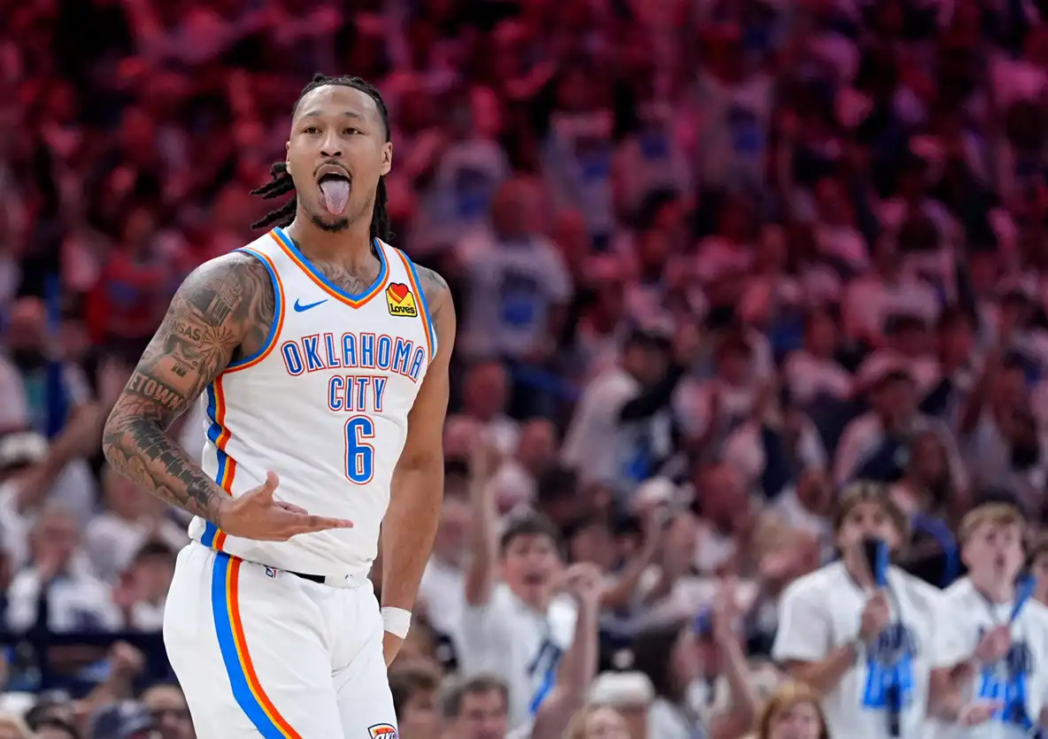 Oklahoma City Thunder ficaram a 8 pontos da glória