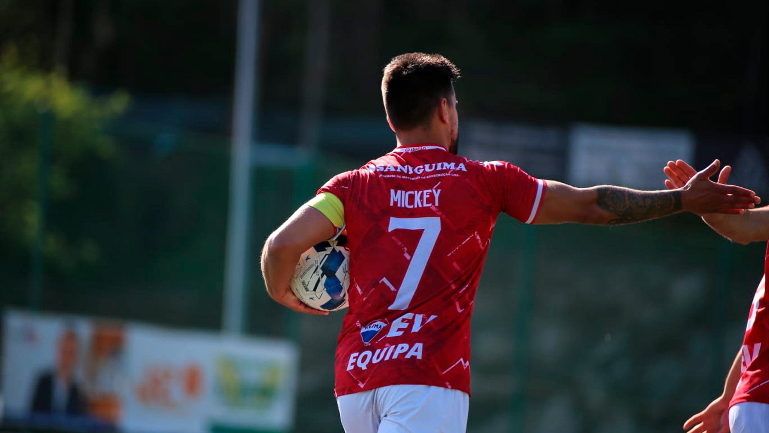 Mickey - o goleador do Abação que joga por amor à camisola