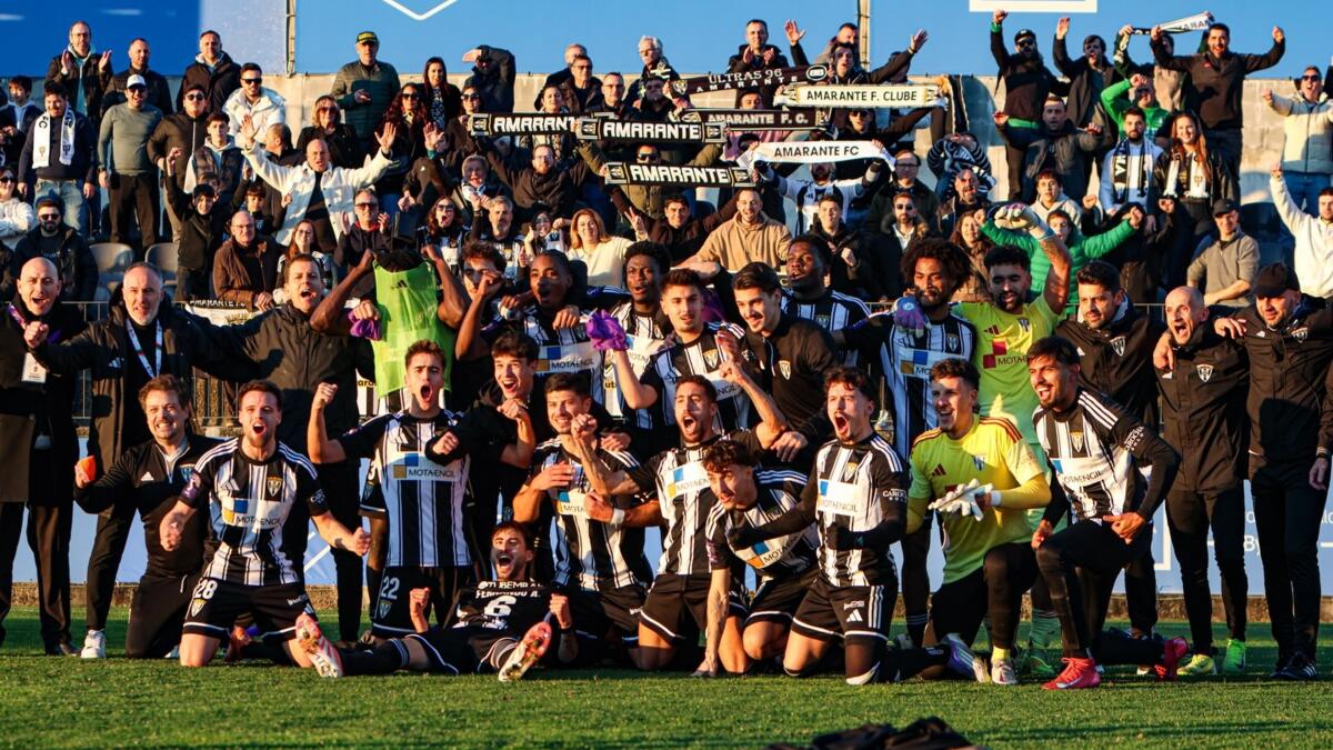 Amarante FC faz história e garante subida à Liga 2