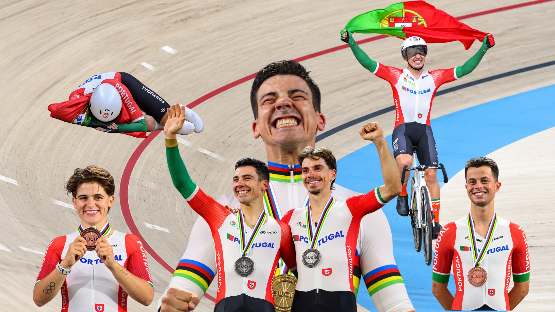 Portugal pedala entre os gigantes: quatro medalhas num Mundial histórico