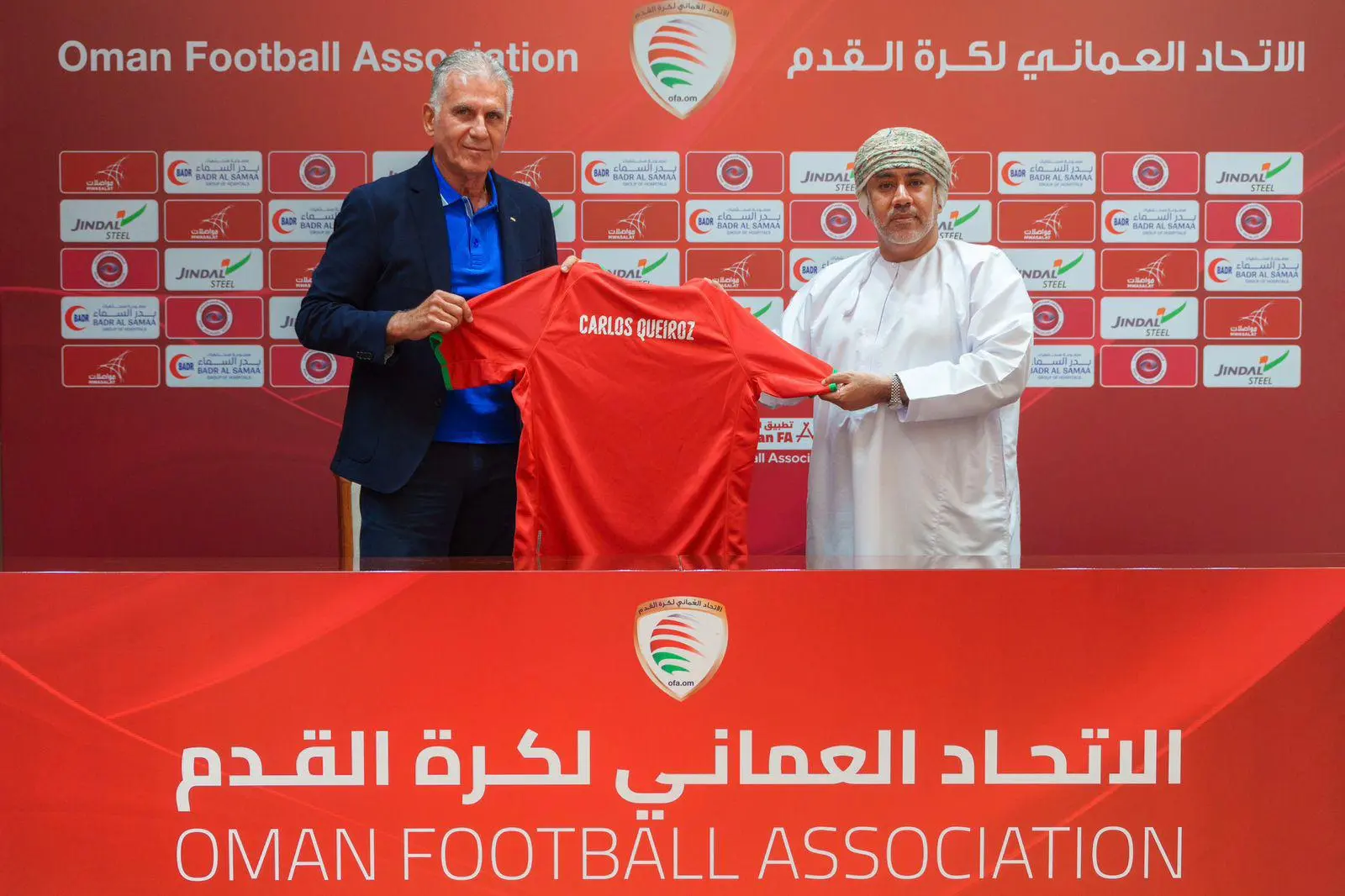 Queiroz, apresentado em Omã, quer chegar ao Mundial 2026 - “Acredito que vamos conseguir”