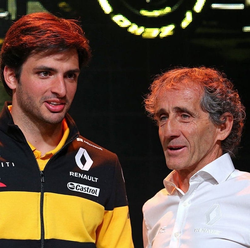 Prost brilhou onde Sainz apenas passou